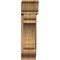 Ekena Millwork Olympic Traditional Rough Sawn Bracket w/ Offset Brace, Western Red Cedar, 8"W x 26"D x 30"H BKT0806X26X30OLY01RWR - alternate 4